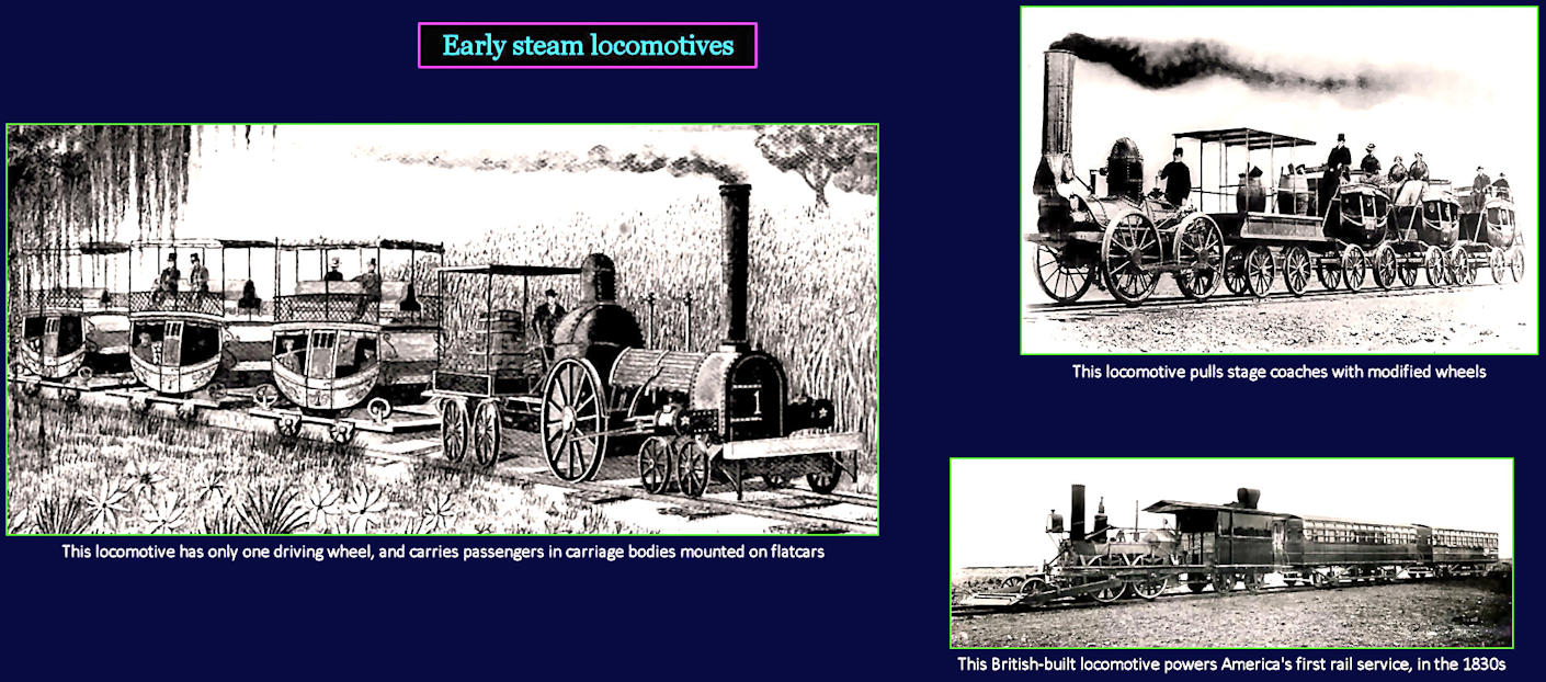 Early steam locomotives, 1830s
